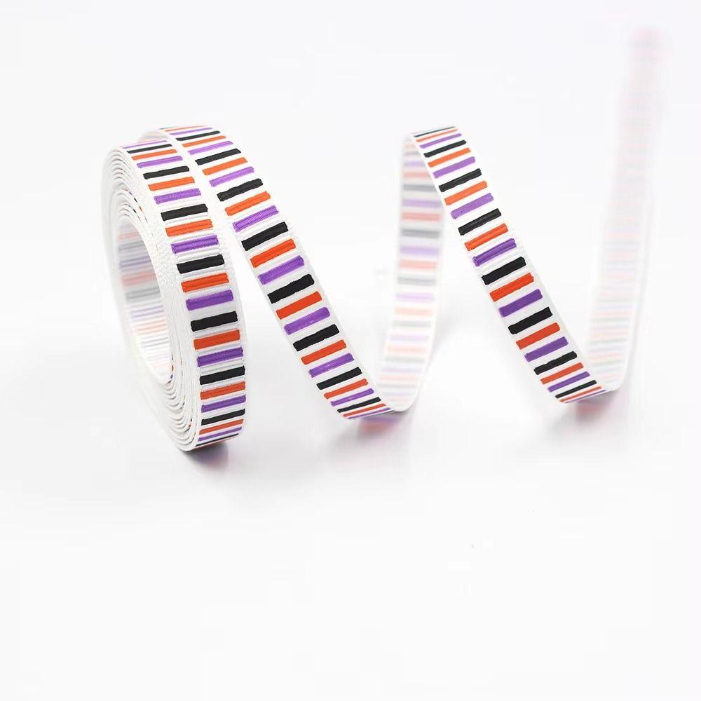 10 Yards Halloween Gift Wrap Ribbon Cartoon Decorative Party Favor Ribbon DIY Crafts Halloween Wrapping Ribbon