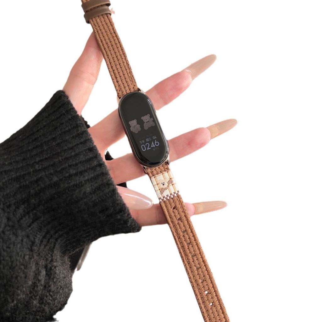 Xiaomi Mi 89PRO Bracelet GT5 Huawei Strap Apple SE 10th Generation Cute Bear Puppy Thin Strap