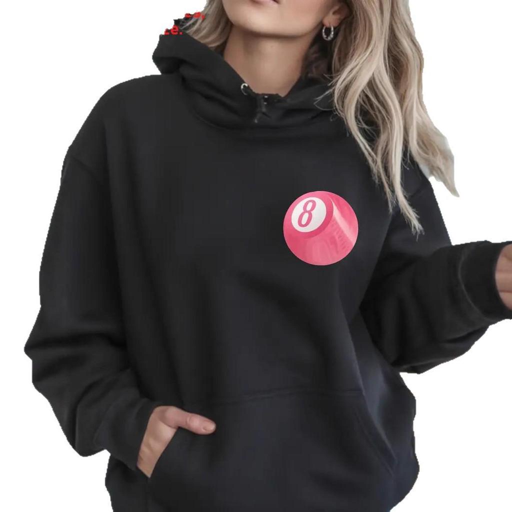 2025 New Billiards 8 Ball Loose Casual Hoodie Sweatshirt