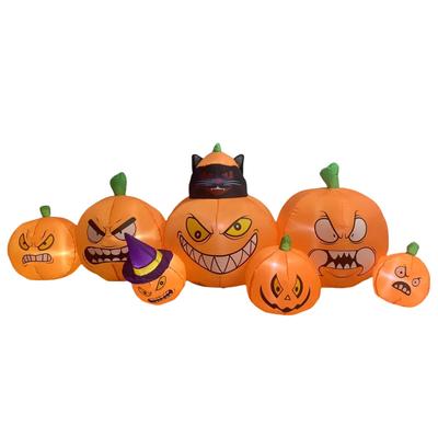 Inflatable Black Cat Pumpkin Blow Up Yard Decorations for Party Outdoor Garden Lawn Yard Decor