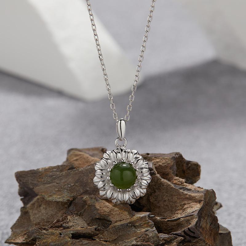 Multi-Color Treasure Earrings S925 Sterling Silver Natural Topaz Peridot Garnet Flower Stud Earrings Women