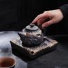Stoneware teapot gilt iron glaze ceramic filter household teapot old rock mud pot kung fu tea set tea separation