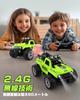DEERC RC Car for Kids, Wireless Remote Control, All-Terrain, Electric, Off-Road, 2.4Ghz Rechargeable Battery, Spray Function, and Lights, Perfect