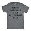 Funny Dad T-Shirt, 'Not Going Bald' Innuendo, Rude Humor