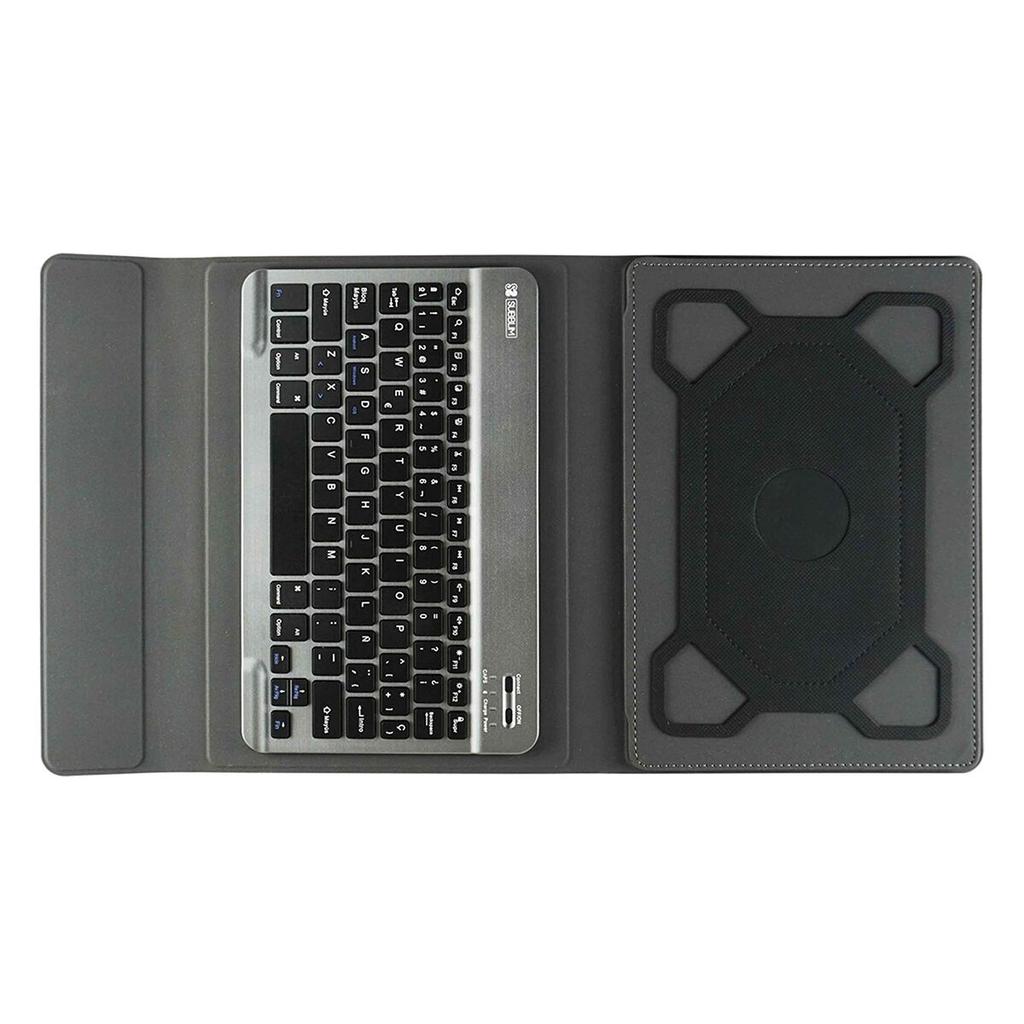Case for Tablet and Keyboard Subblim SUB-KT2-BT0002 Grey Spanish Qwerty
