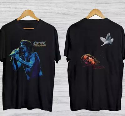 T-shirt Ozzy Osbourne Dove 1997 Nera, Maglietta Ozzy Osbourne Regali per Fan