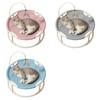 Pet Supplies Elevated Frame Cat Elevated Bed Breathable Round Cat Hammock Moisture-proof Washable Cat Sleeping Bed Universal