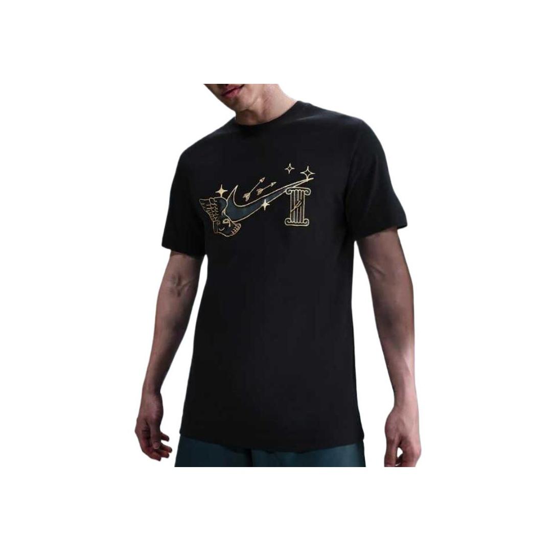 

Nike Comfortable Soft Versatile Simple Short Sleeve T-Shirt Men tops Black HJ3579-010 S