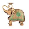 Metal Elephant Statue Tea Light Candle Holder Stand Decorative Showpiece for Home House Decoration Items, Tabletop Showpiece