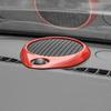 Fit For 2011-2024 Dodge Durango Red Interior Dash Center Speaker Ring Cover Trim