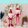 Festive Valentine's Day Hanging Decoration Adorable Knitted Rudolph Plush Doll