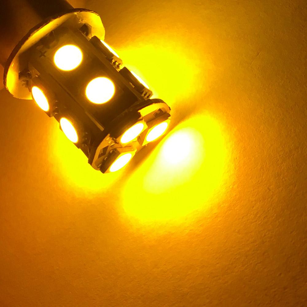 

2 шт. 1157 BAY15D P21W 13SMD 5050 автомобильные светодиодные указатели поворота стоп-сигналы задние фонари автопарковка задние фонари заднего хода BAY15D 1157 жёлтый