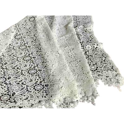 Cortina Café Vivienne Série Fibranche Bordada Noren WK1950U2 (Vivienne) [Renda 90x120cm] Off-White