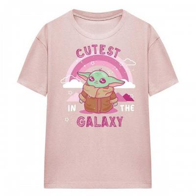 Womens/Ladies Cutest In The Galaxy Grogu T-Shirt
