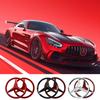 1Pcs 210mm 188mm Car Front Grill Badges Lid Covers Logo Cover For Mercedes Benz AMG class GLK W206 W220 A180 W211 W205 W203 GLC