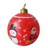 Inflatable PVC Christmas Ball Ornament for Outdoor & Courtyard Decoration
