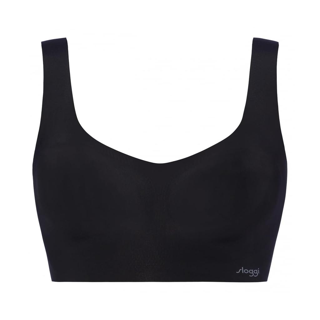 Basic 2 Half Top 10202275 Bra with Completely Not Easily No M M014 Sloggi [Triumph] [Sloggi Non-wired Pads, Seamless, Lightweight, Visible, Hooks,