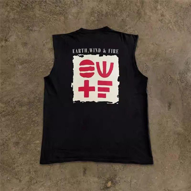 

Make Money to Do Charity Suction Ventilation Pure Cotton! Amekaji Vintage Style Oversize Sleeveless Vest Black M [250g Heavy weight pure cotton]]