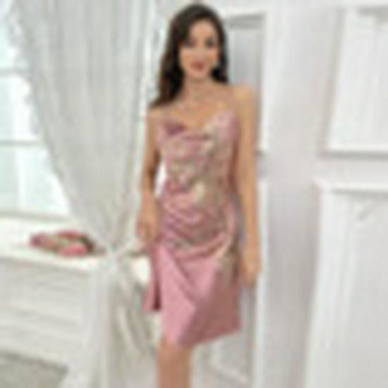 

Женский пижамный комплект «Маленькая вишенка»: Легкий халат, майка, шорты и платье XXXL