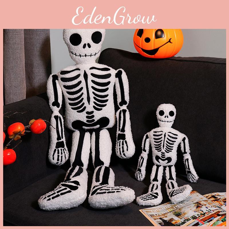 Halloween Skeleton Plush Toy With Short Velvet Fur For Kids And Collectors