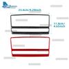 Echte Weiche Carbonfaser-Zieraufkleber Für Mercedes Benz SLK R172 2011 2012 2013 2014 2015 2016 Auto Mittelkonsole CD-Panel