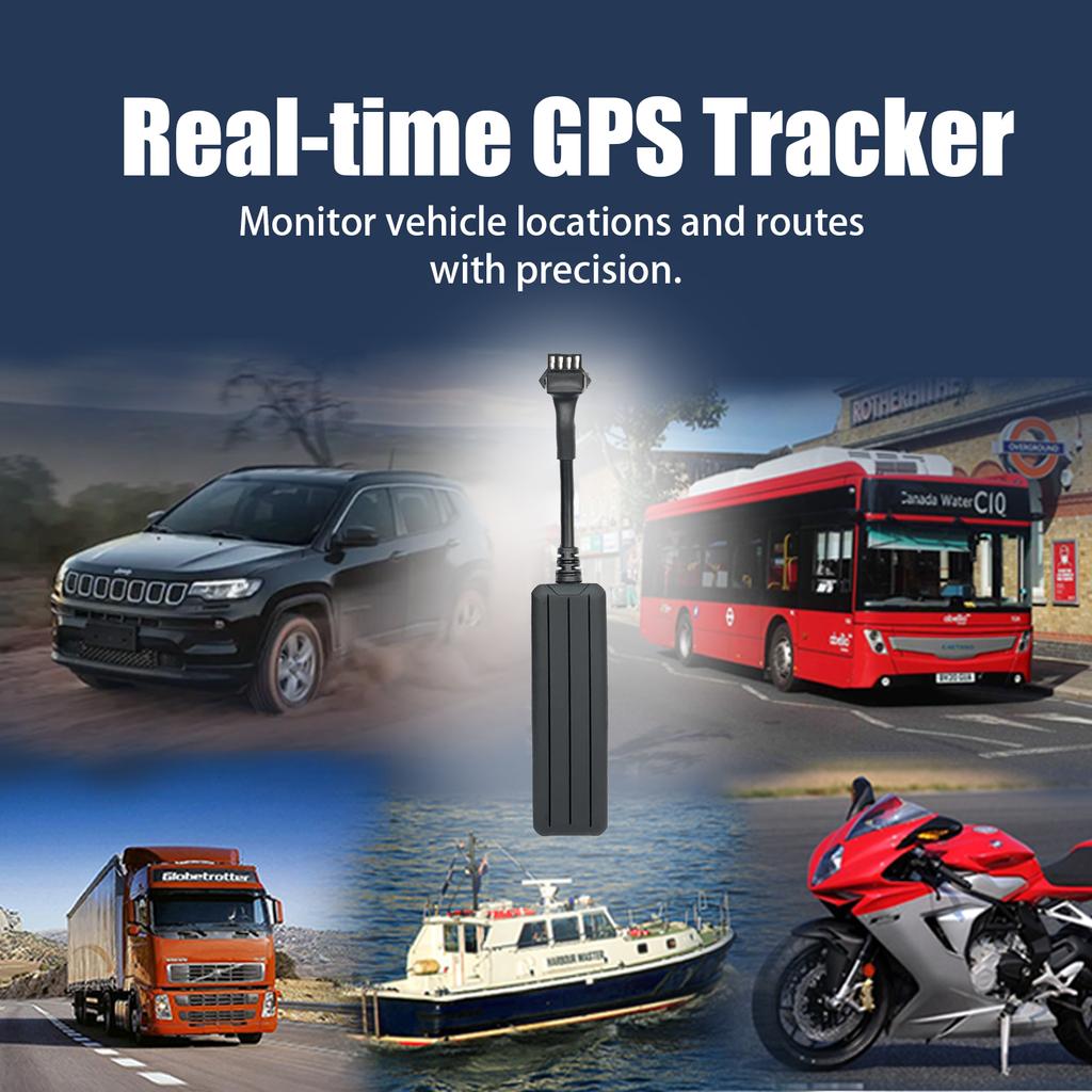 4G GPS Vehicle Tracker C2 Real-Time Car Locator GPS LBS WiFi Tracking Cut Off Alarm Free APP for Car Motorcycle Fleet