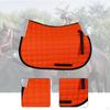 English Saddle Pad Wicking Polyester Breathable Sweat Absorbing Mat Non Slip Shock Absorption