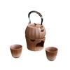 Coarse Pottery Brewed Teapot, Fireplace Brewed Teapot, Open Flame Candle, Beam Pot, Simple Warm Tea Set, Outdoor Brewing Teapot, No