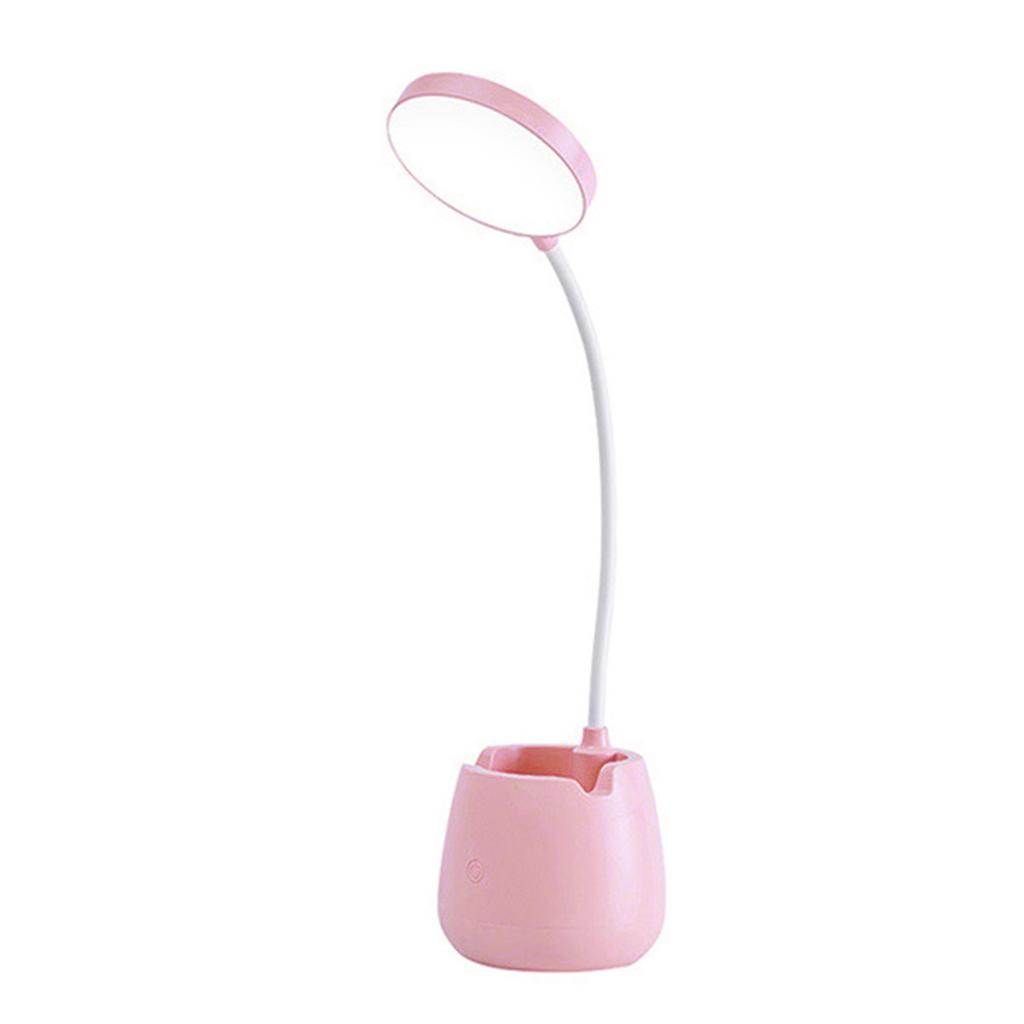 LED Desk Lamp High Brightness Eye ive USB Rechargeable Bedside Lamp Phone Holder for Bedroom