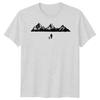 Mountains Hiker Dog Hiking Outdoors Mens T-Shirt Adventure Tee