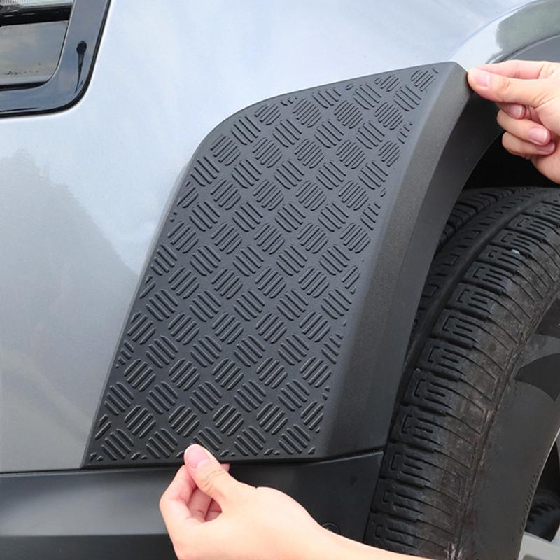 For Land Rover Defender - Car Accessories ABS Plastic Bumper Side Anti-Scratch Plate Cover Trim 2pcs