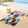 Juice Wrld Print Beach Towel, Large Soft Quick Dry Towel for Beach Camping Swimming