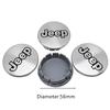 CLW1 56/64mm Car Wheel Center Hubcaps Cover Badge Accessories for Jeep Patriot Tj Compass Liberty Renegade Grand Cherokee Commander