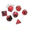 A1A2 49 Pcs Resin Assorted Polyhedral Dices with for DND RPG Game D4 D6 D8 D10 D% D12 D20