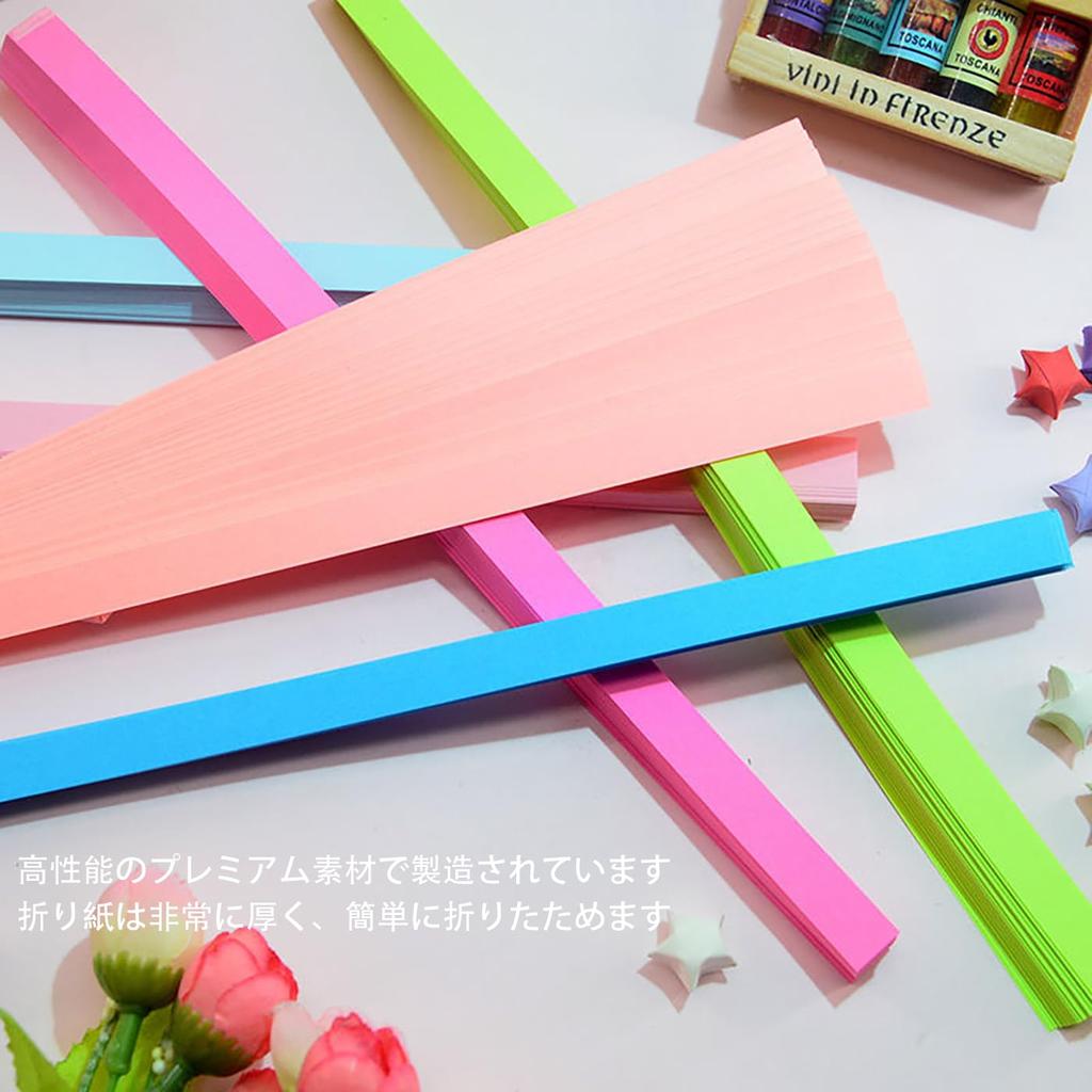 LeTradeJP Lucky Star Origami Paper 27 1030 Sheets Perfect for and - Colors, - DIY, Birthdays, Gifts.