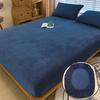 Warm and Thick Winter Fitted Sheet Non Slip Adjustable Mattress Covers Soft Velvet Bed Covers Mattresses Protective Covers