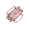 Michael Kors MK Mercer Klassische Monogramm-Farbblock-Leder-Faltenbalg-Schultertasche Crossbody-Handtasche Mittelgroß Damenhandtaschen 35S1GM9M2B-POWDER-BLUSH