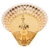 Candy Dish Peacock Shape Fruit Serving Tray Cookie Storage Bowl Party Snacks Plate for Wedding Home Buffet Bar Desk