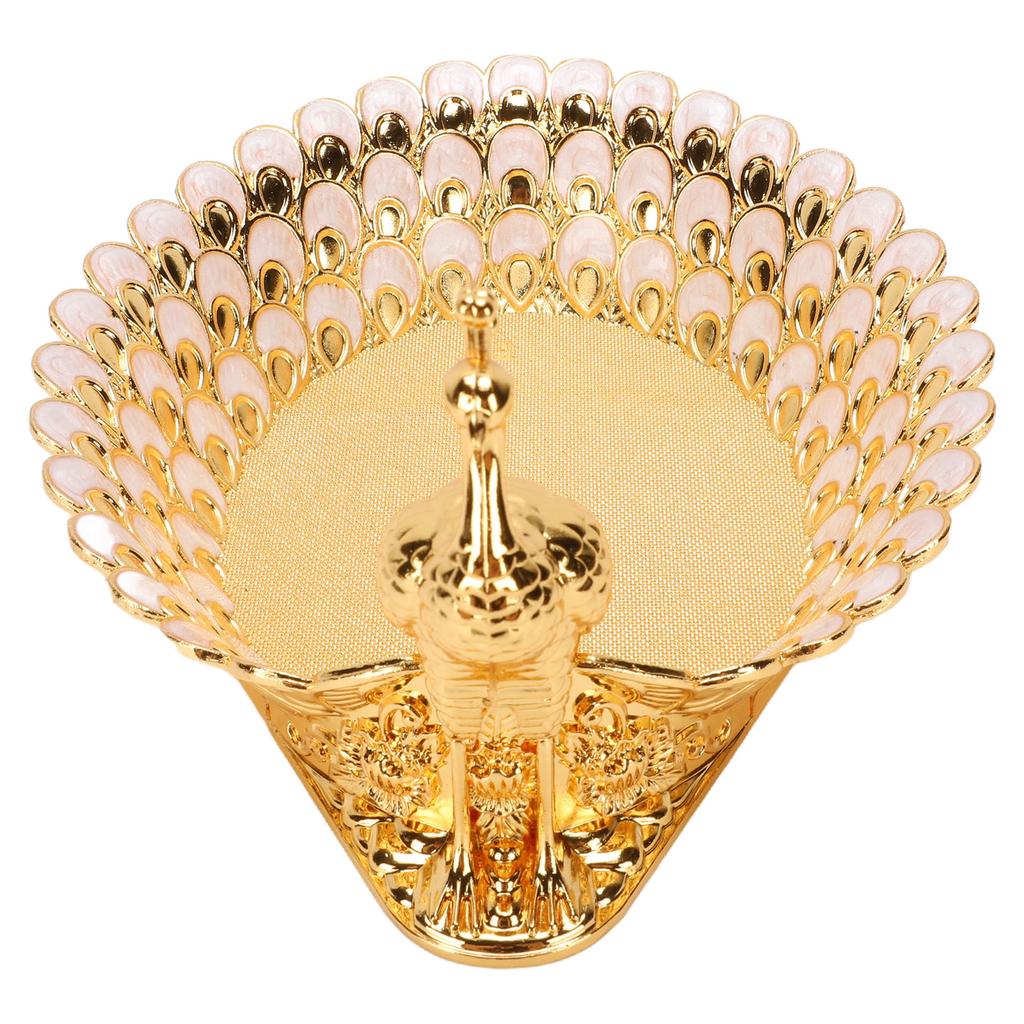 Candy Dish Peacock Shape Fruit Serving Tray Cookie Storage Bowl Party Snacks Plate for Wedding Home Buffet Bar Desk