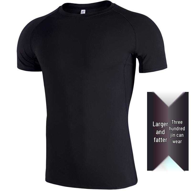 Men's Plus Size Quick-Dry T-Shirt: 5X-6X Short Sleeve Sportswear for Summer