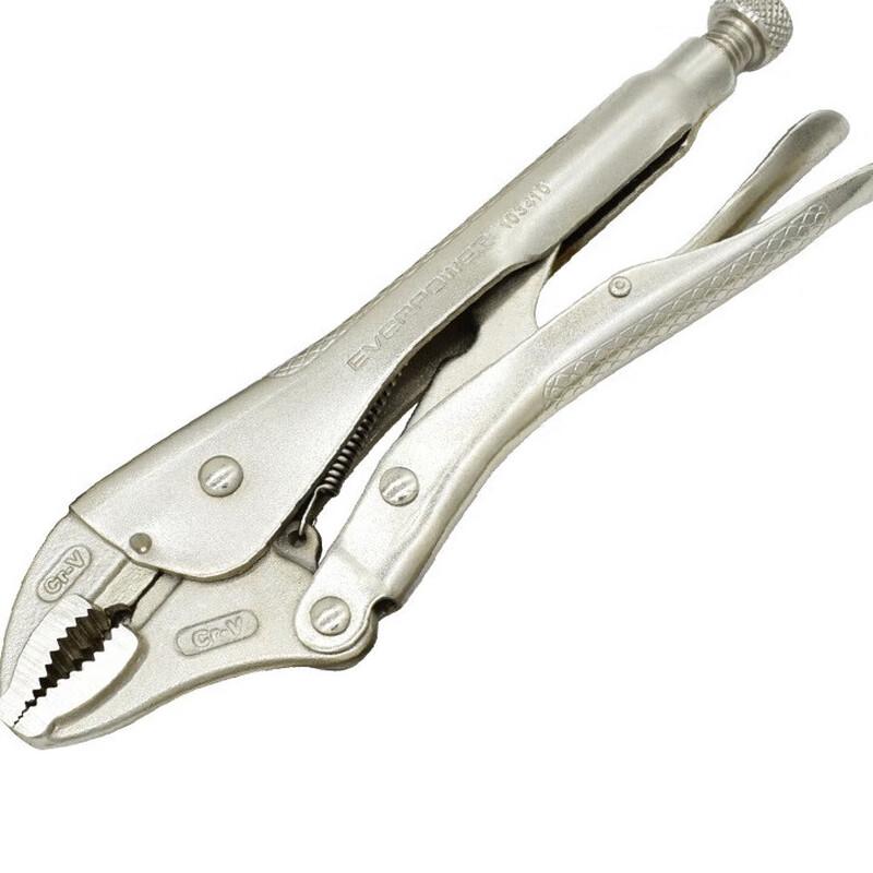 EVER POWER C-Series 10-inch Round Jaw Locking Pliers with Cutter