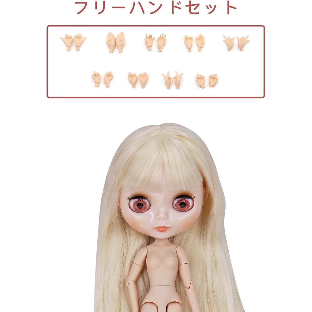 Icy Fortune Days 1/6 30cm BJD Doll Body Only Cute Practice Doll 4 Color Eye Change Hand Swap