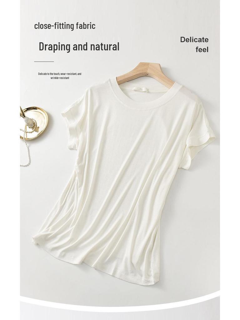 New Korean-Style Chic Batwing Sleeve Top