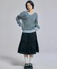 AWESOME STUDIO Classic (Stripe) V-Neck Knit Sky Blue