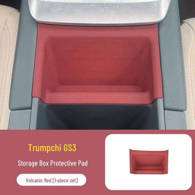 Trumpchi GS3 Konsol Silikonmatta & Växelväljare Panel Trådlös Laddningsfilm.