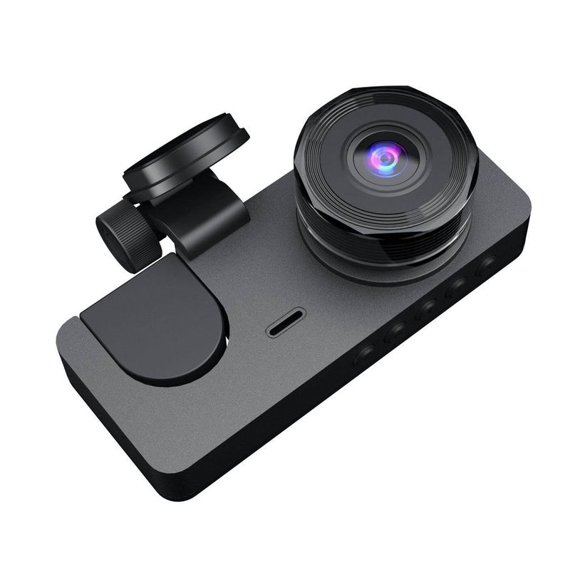 Car-Mounted 3-Camera Three-Lens Dashcam 3Dvr High-Definition Night Vision 1080 with Reversing Image