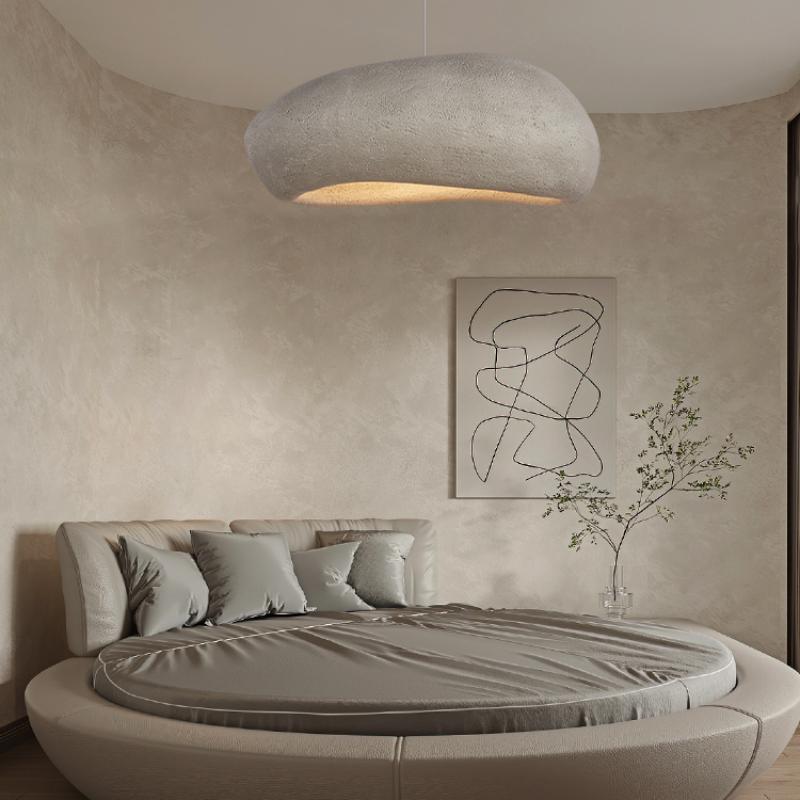 Restaurant  Dinning Island Coffee Shop Bar Children's Room Rock Wabi Sabi  Personality Handmade Polystyrene Indoor Pendant Lamp