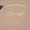 Pearl Elegant Fashion Waist Chain For Women Stylish Thin Waist Belt Dresses For