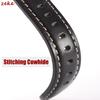 Vintage Cowhide Genuine Leather Watch Strap 20mm 22mm 24mm 26mm Metal Pin Buckle Band Breathable Watchband bracelet belt for men