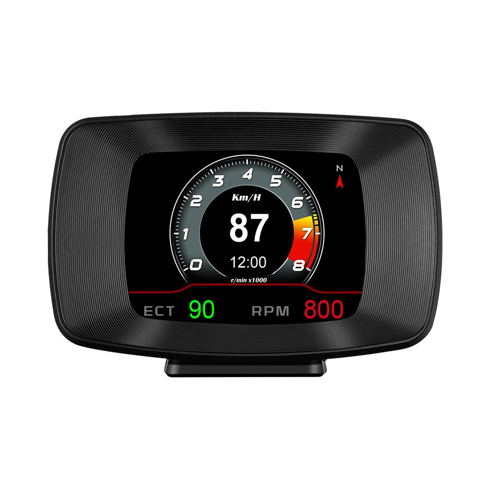 HD P10 P13 OBD2 GPS HUD Car Head Up Display Digital Speedometer Auto On-board Computer With Speed RPM Temperature Voltage Alarm